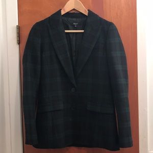 Madewell Plaid Blazer